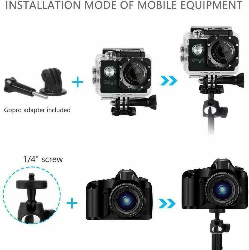 Selfie Stick Tripod 40" Bluetooth Remote Portable for iPhone and Android
