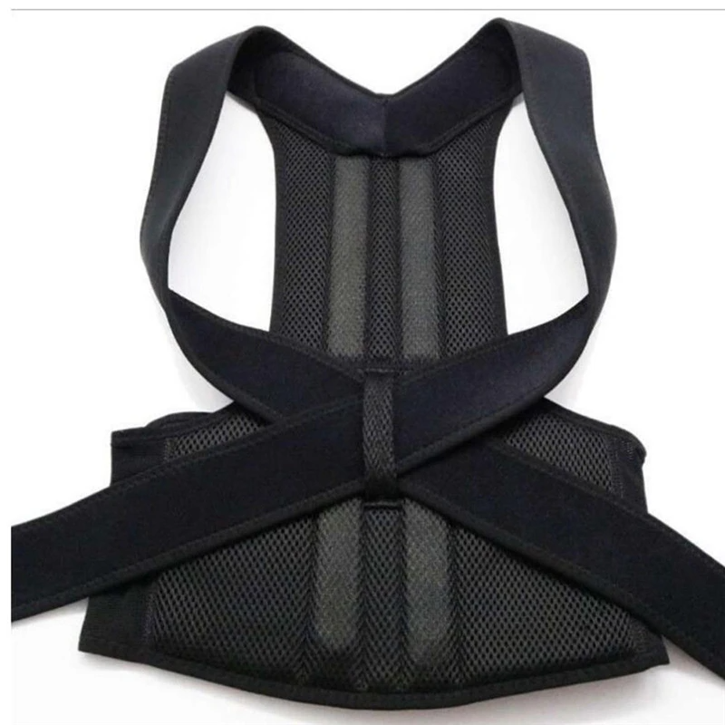 Adjustable Posture Corrector Low Back Support Shoulder Brace Belt for Men and Women