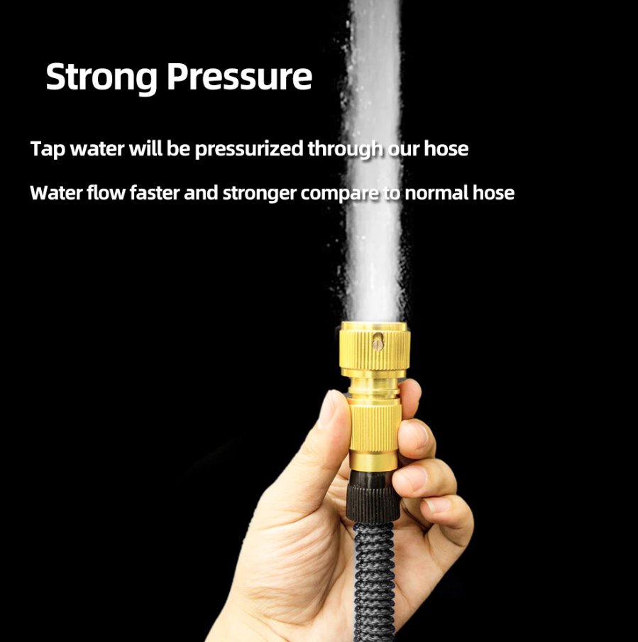 4X Stronger Deluxe Expandable Flexible Garden Hose Water Hose 25, 50, 75ft