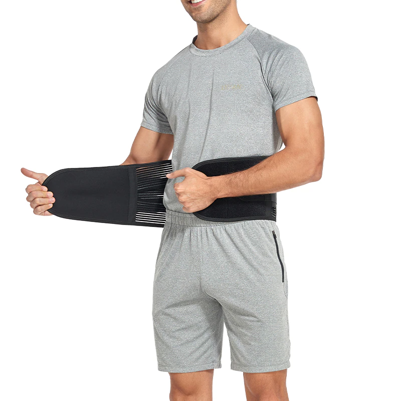 Adjustable Lower Back Brace Lumbar Support Waist Belt For Men Women