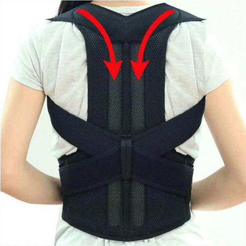 Adjustable Posture Corrector Low Back Support Shoulder Brace Belt for Men and Women