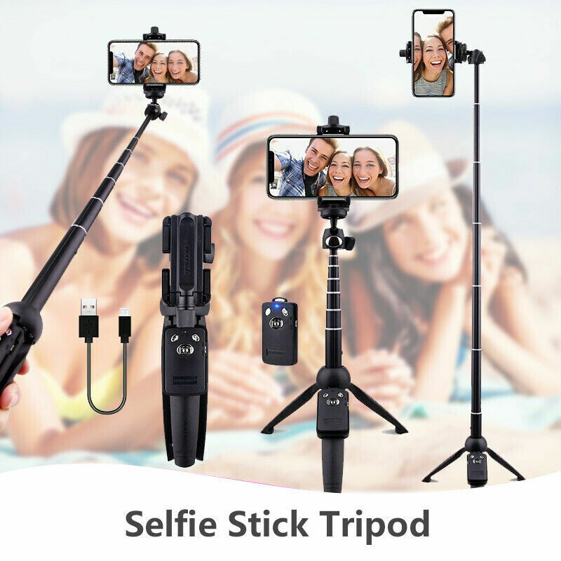 Selfie Stick Tripod 40" Bluetooth Remote Portable for iPhone and Android