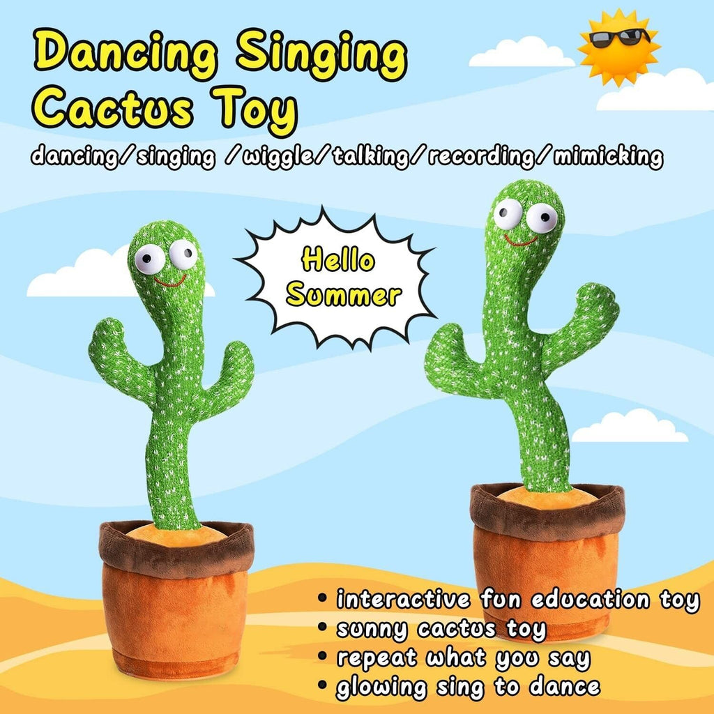 LED Dancing cactus toy