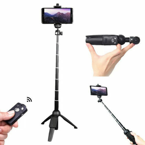 Selfie Stick Tripod 40" Bluetooth Remote Portable for iPhone and Android